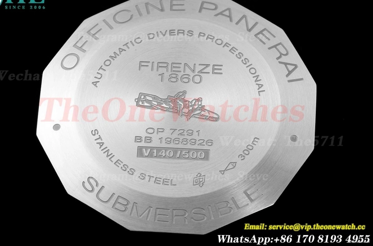 SS VSF Verde P900 RU Submersible 42mm PAM1055 Milit Green 0412